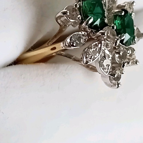 Faux ring No 54 (No 17) new with silver and gold color
