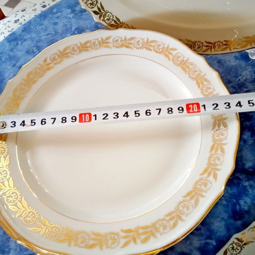 Porcelaine P.F.C. de France porcelain set 15 pieces vintage 1960