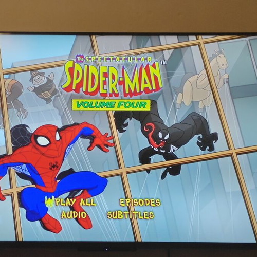 The Spectacular Spider-Man DVD set, parts A, B, C & D, Greek dubbed