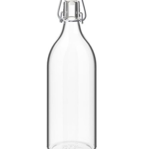 IKEA KORKEN glass bottles set of 2 new
