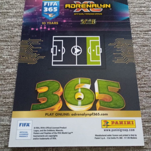 Panini FIFA 365 Adrenalyn XL 2025 Limited Edition collectible cards set of 5