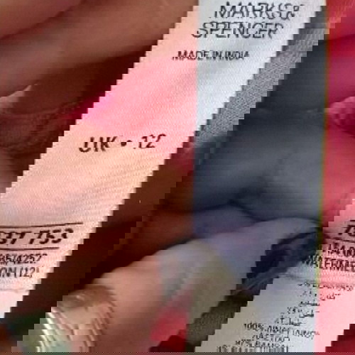 Λινά bermuda Marks & Spencer σαν καινούργια, μεγέθη L-XXL, νέον ροζ