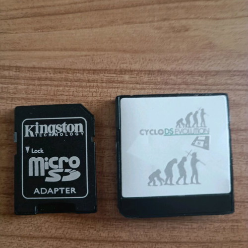 CycloDS Evolution flashcart used with Kingston Micro SD