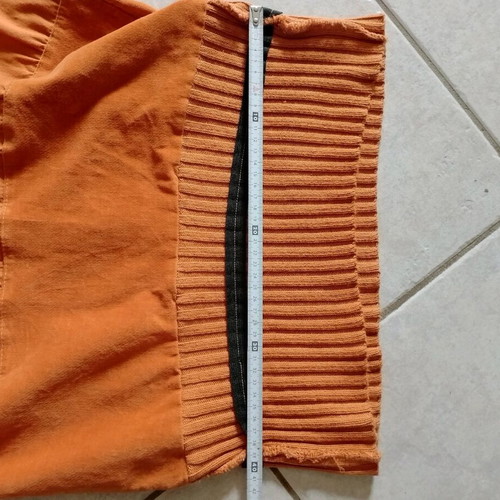 Set Italian skirt and wool bolero jacket like new orange