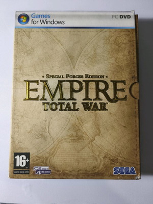 Empire Total War PC game used, collectible with booklets
