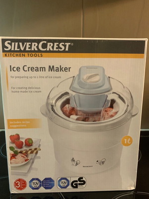 Παγωτό μηχανή Silver Crest καινούργια