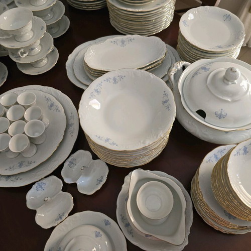 Vintage porcelain service Wawel 1970