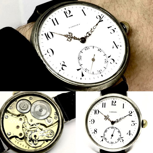 Vintage 1910 pocket-to-wrist watch rare and unique