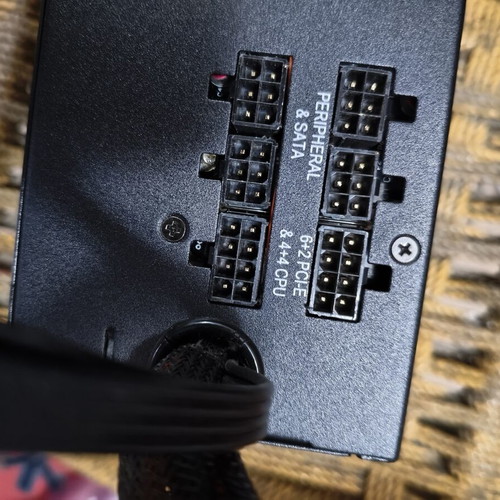 Corsair CX750M 750W 80 Plus Bronze power supply semi modular like new