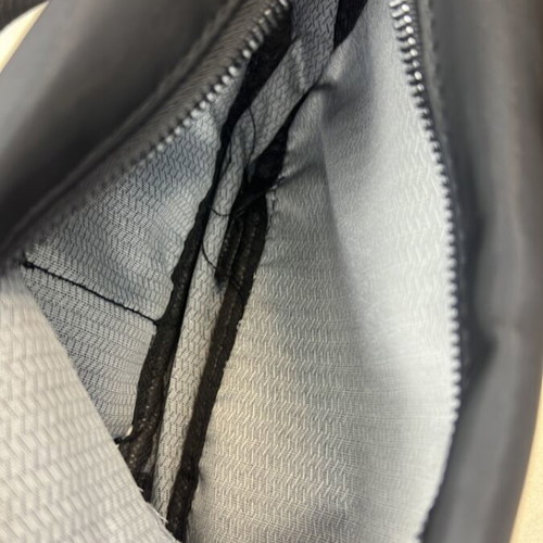 Black men's crossbody bag