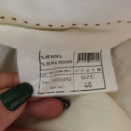 Summer men's pants like new, light gray, size 46
