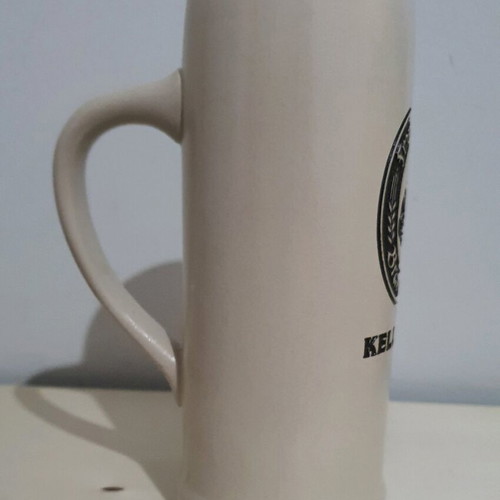 Franziskaner Kellerbier beer mug new, ceramic collectible