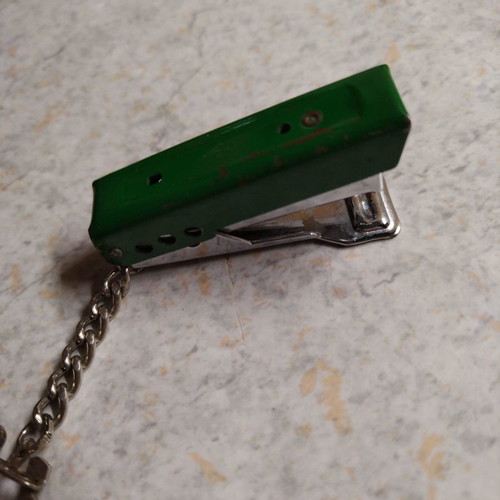 Vintage stapler keychain