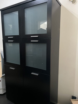 Showcase in wenge color like new