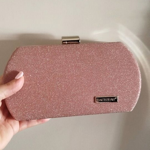 Handheld bag new, pink, elegant evening clutch