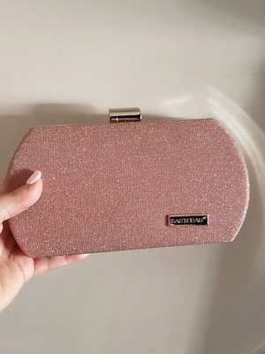 Handheld bag new, pink, elegant evening clutch
