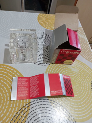 Guzzini vintage acrylic desk organizer with calendar, Manlio Ciocca design