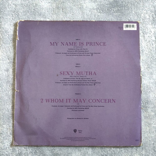 Prince And The New Power Generation My Name Is Prince 12'' Vinyl Maxi Single used