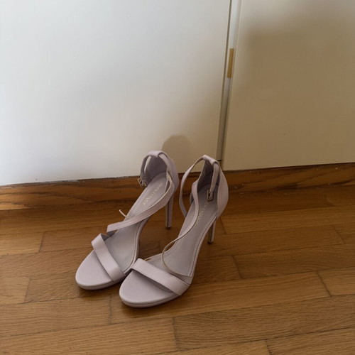 Sandals with high heel lilac size 39 Diamantique new