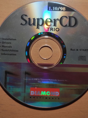 SuperCD Trio 1.10 Diamond Multimedia 1998 σαν καινούργιο