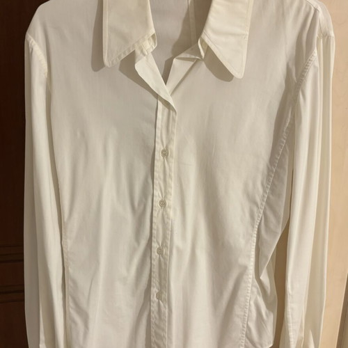 Saint Laurent shirt medium white used, stretch cotton