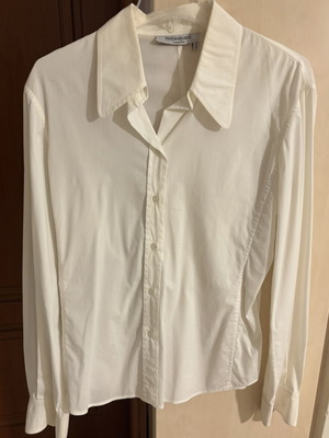 Saint Laurent shirt medium white used, stretch cotton
