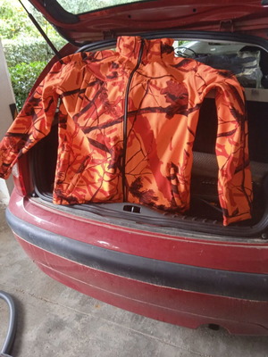 Κυνηγετικό μπουφάν σαν καινούργιο, πορτοκαλί και μαύρο, XXL