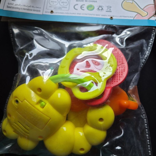 Baby toy rattle and teether new