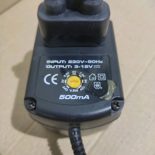 Variable power supplies 3-12Vdc 500mA used, pack of 2