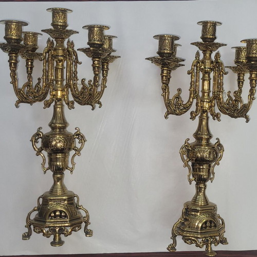 Pentafoto brass candlestick new