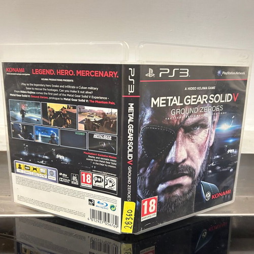 Metal Gear Solid V Ground Zeroes PlayStation 3 used