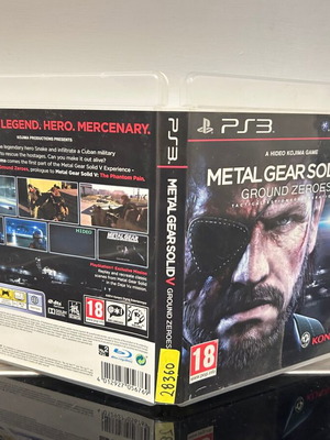 Metal Gear Solid V Ground Zeroes PlayStation 3 μεταχειρισμένο
