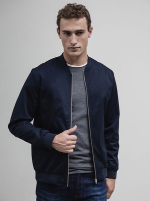 Nowadays Bomber Jacket men's like new, size M, dark blue