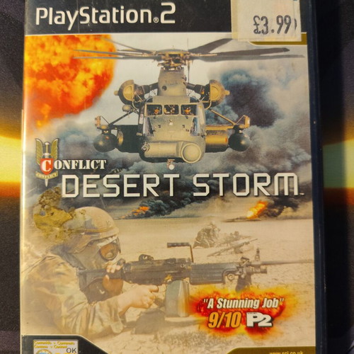 Conflict Desert Storm PlayStation 2 game like new, adventure
