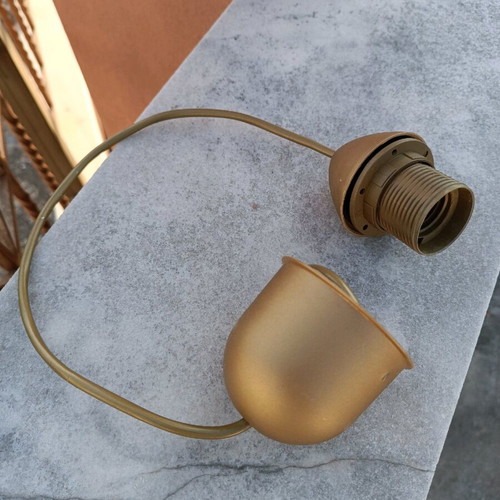 Ceiling lamp cable with E14 socket used