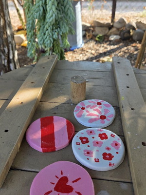 Handmade coasters set