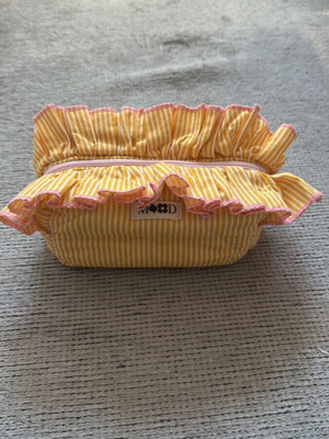 Handmade fabric toiletry bag like new