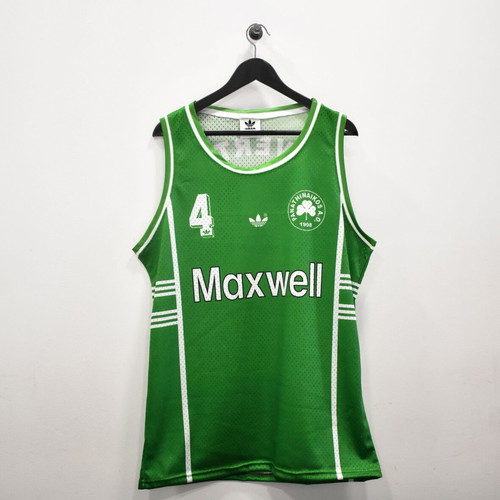 Panathinaikos Basket 1993-94 Home Jersey new official replica, size Large