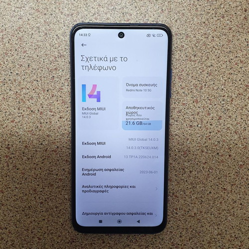 Redmi Note10 5G used, 64GB, 4+3GB, purple, NFC, Dual SIM