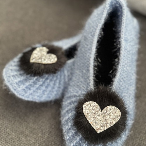 Women’s unique shoes new, handmade, blue size 37.5