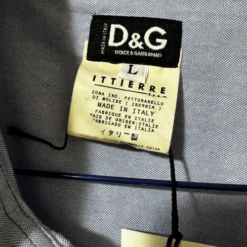 Dolce & Gabbana denim shirt size L new with tags