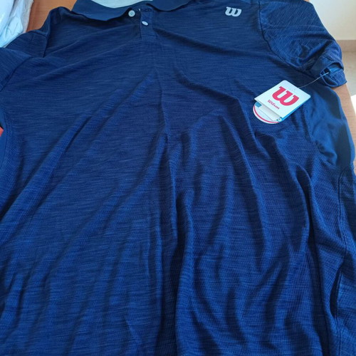 Wilson Polo Style Sports Shirt Blue New Size XL
