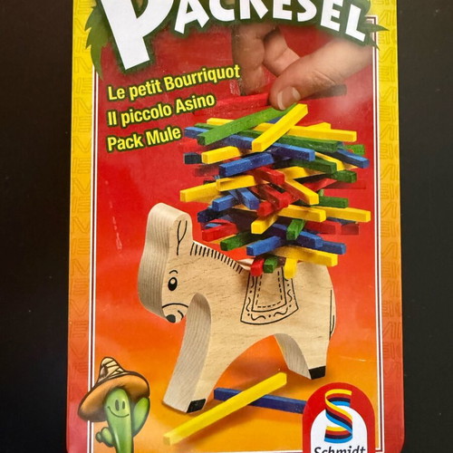 Packesel wooden balance board game like new, German