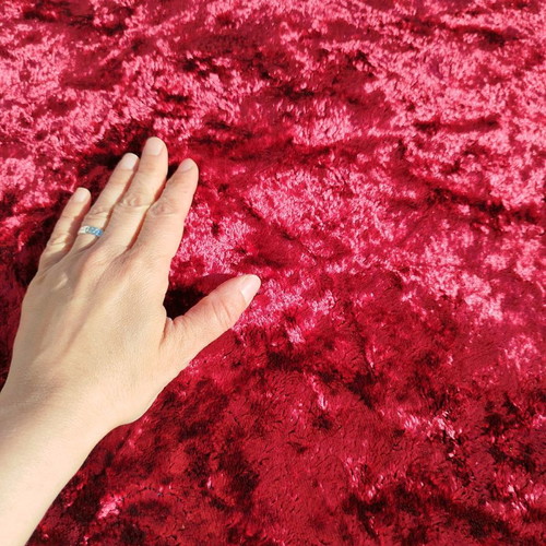 Velvet vintage bedspread with fringes needing repair