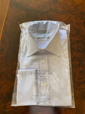 Charles Tyrwhitt Sky Blue Shirt καινούργιο, μέγεθος M, tailored fit