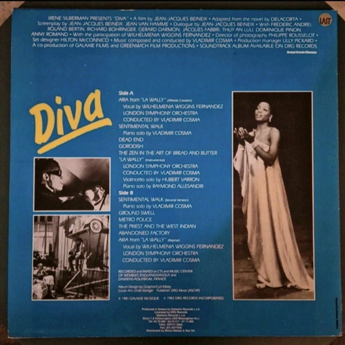 Vladimir Cosma Diva vinyl record used