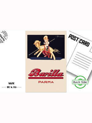 Καρτ-ποστάλ Barilla Parma νέες vintage διαφημίσεις
