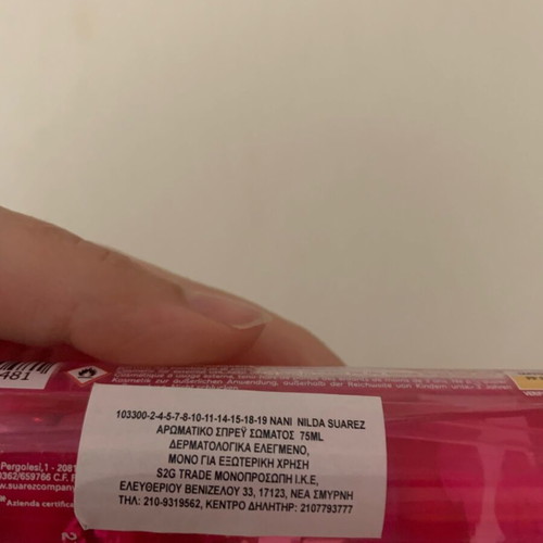 Body Mist 75ml like new, 2 sprays missing