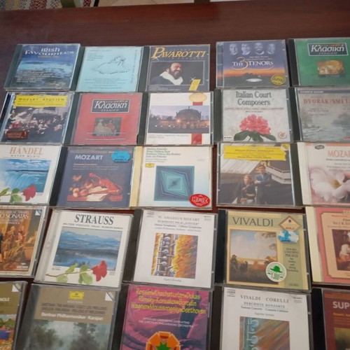 Classical music CD collection used, 25 pieces