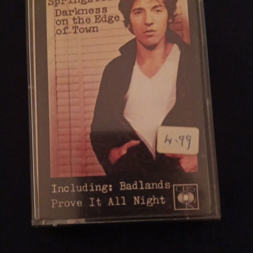 Bruce Springsteen Darkness on the edge of town cassette tape used